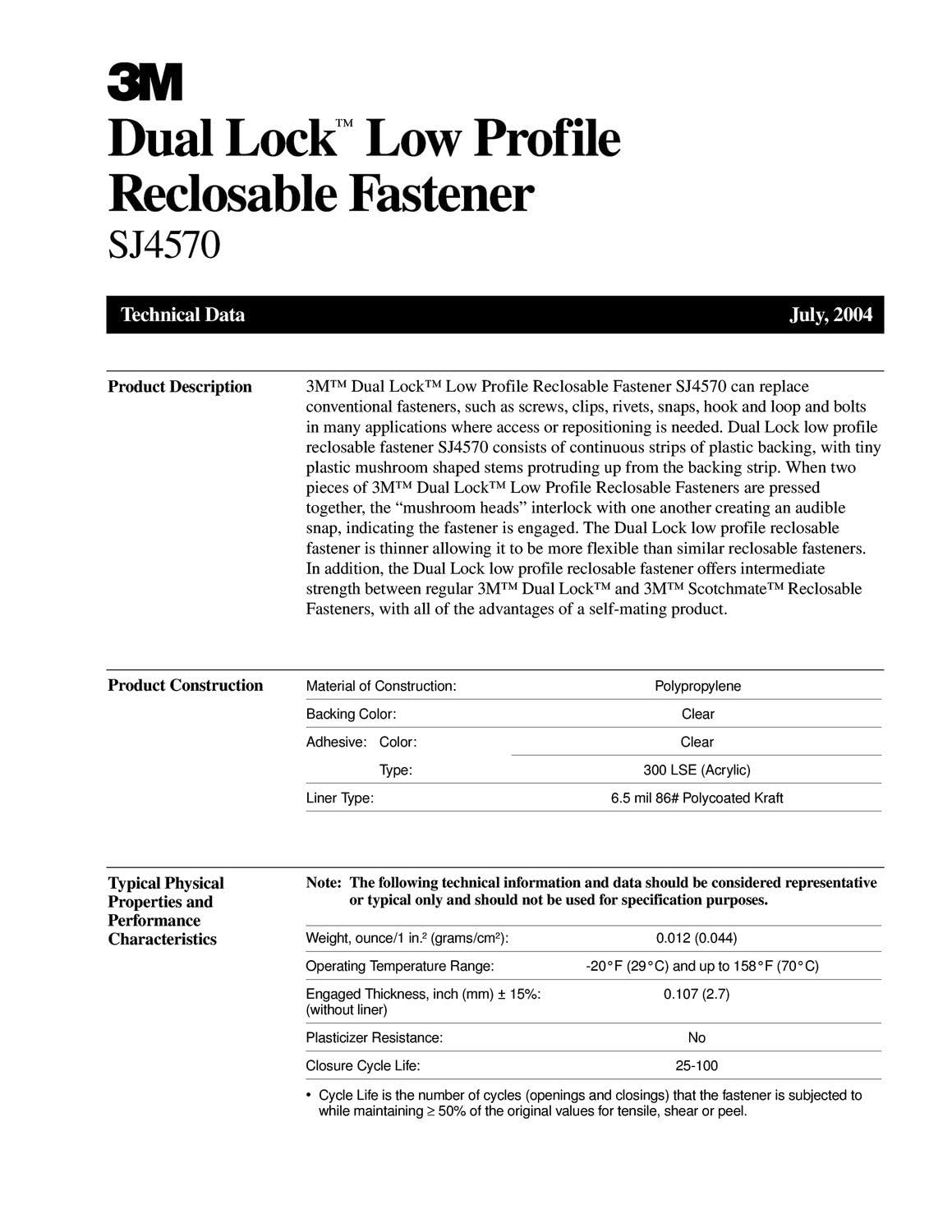 3M Dual Lock Reclosable Fasteners, Heavy Duty Industrial Use, Clear, TB3561, 1" x 10 ft Mated Strip, Indoor/Outdoor Use, Great for Metal, Glass, Acrylic, PC, ABS - Image 8
